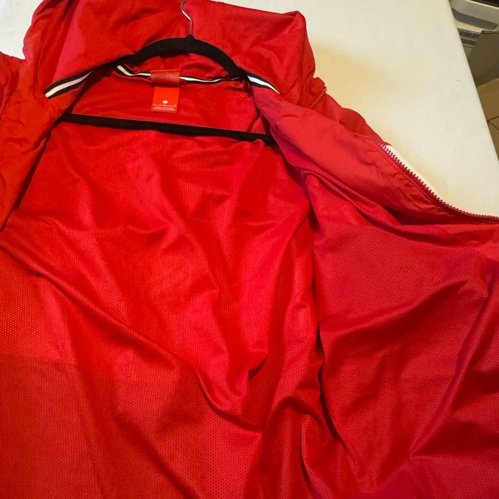 VTG NIKE Sportswear‎ Windrunner Jacket Men Large Red White Blue Hood AJ1396-657